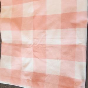 Pink Buffalo plaid table runner